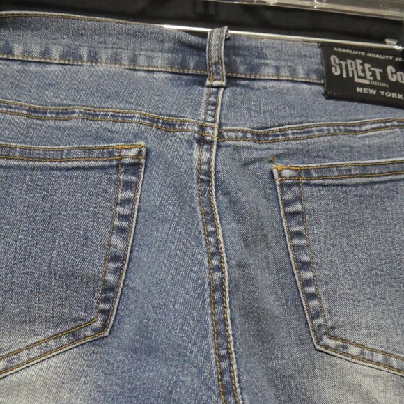 STREET CODE NEW YORK | size 7 | Blue Denim Jeans - Picture 11 of 16